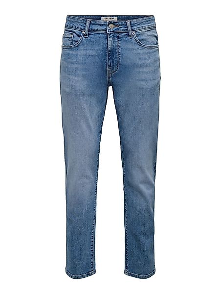 Only & Sons Herren Jeans ONSWEFT REG. JAX - Mid Waist - Regular Fit - Blau günstig online kaufen