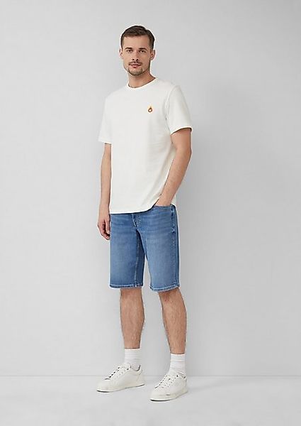 s.Oliver Stoffhose Jeans-Shorts / Regular Fit / Mid Rise / Straight Leg / P günstig online kaufen