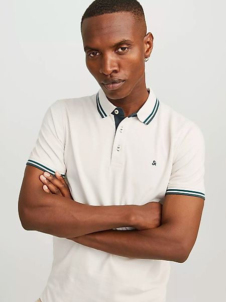 Jack & Jones Poloshirt "JJEPAULOS POLO SS NOOS", mit Logo Stickerei günstig online kaufen