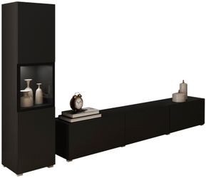 INOSIGN Wohnwand BERLIN I, Vitrine Türschlag günstig online kaufen