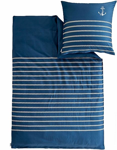 Zeitgeist Bettwäsche "Cuxhaven in Gr. 135x200 oder 155x220 cm" 2 Stk. tlg. günstig online kaufen