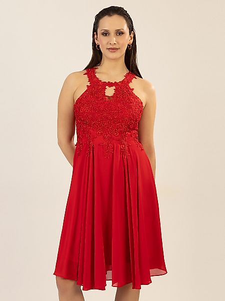 Apart Cocktailkleid aus einer Plastischen Spitze günstig online kaufen