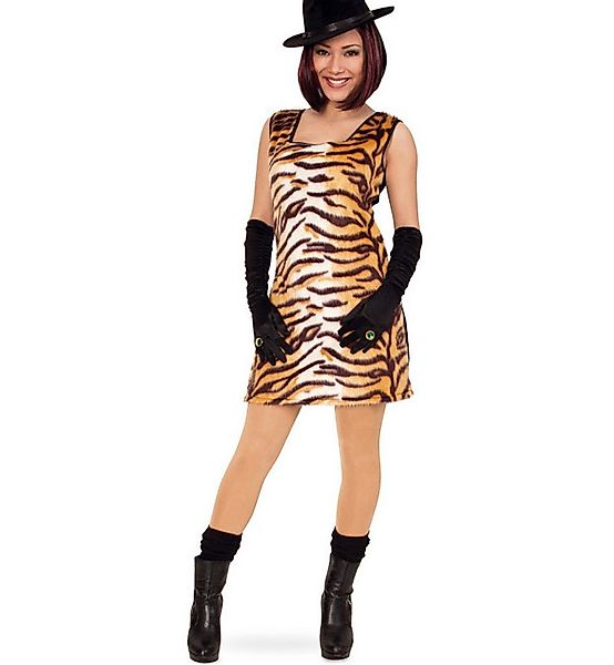 Fries Kostüm Damen Tiger Kleid Tisha Karneval Fasching Halloween, Tigermust günstig online kaufen