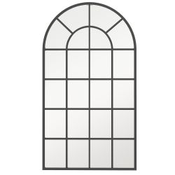 HOMCOM Wandspiegel Flurspiegel mit Metallrahmen (Wohnzimmerspiegel, günstig online kaufen