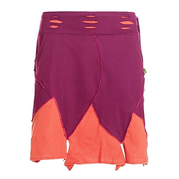 Vishes Minirock Baumwolle Patchwork Design breiter günstig online kaufen