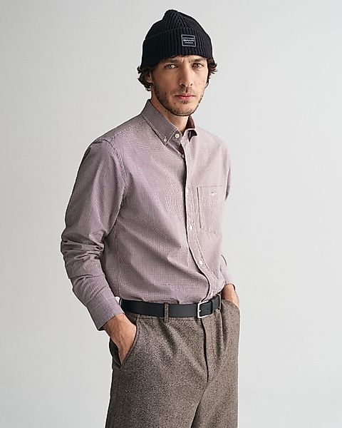 Gant Langarmhemd REG POPLIN MICRO GINGHAM günstig online kaufen