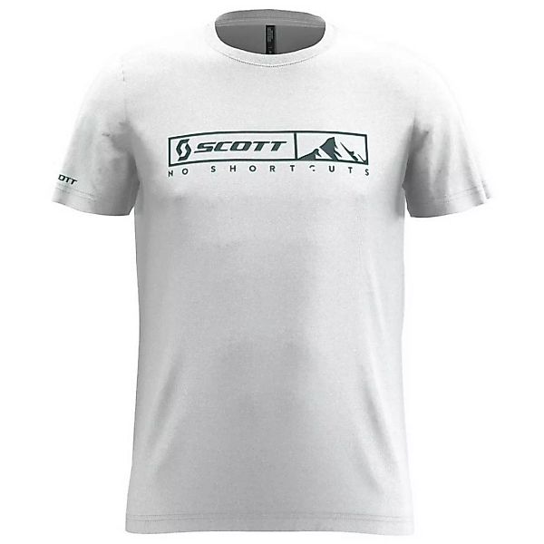 Scott 10 No Shortcuts Kurzärmeliges T-shirt XL White günstig online kaufen