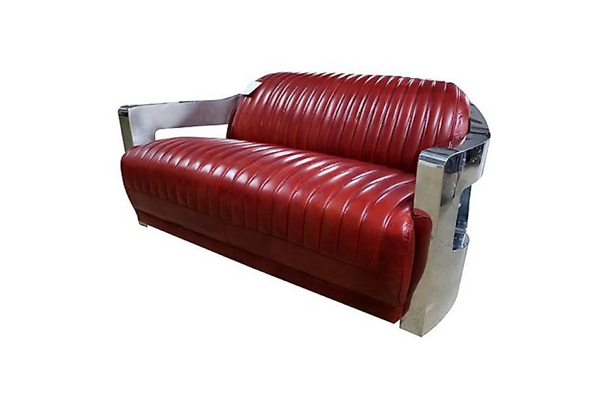 Xlmoebel Sofa Neu Retro Möbel Ledersofa 2-Sitzer Vintage Sofa Couch Polster günstig online kaufen