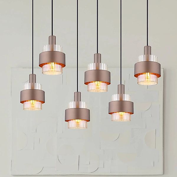 GLOBO LIGHTING Hängeleuchte »MILLEY«, Leuchtmittel E27   ohne Leuchtmittel, günstig online kaufen