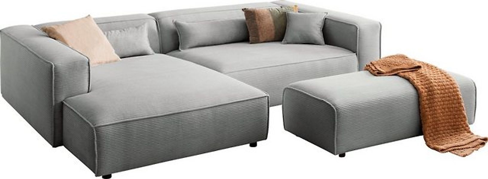 LeGer Home by Lena Gercke Polsterecke PIARA XXL, L-Form mit Schlaffunktion, günstig online kaufen