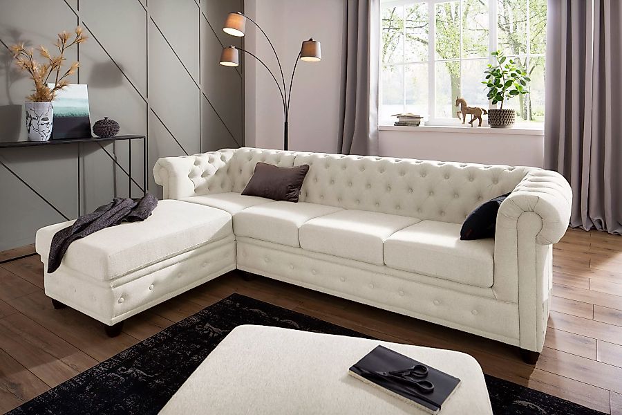 Home affaire Chesterfield-Sofa "New Castle" günstig online kaufen