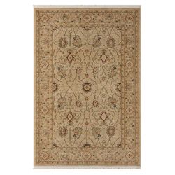 Heller Kurzflorteppich in Cremefarben und Beige orientalischen Stil günstig online kaufen