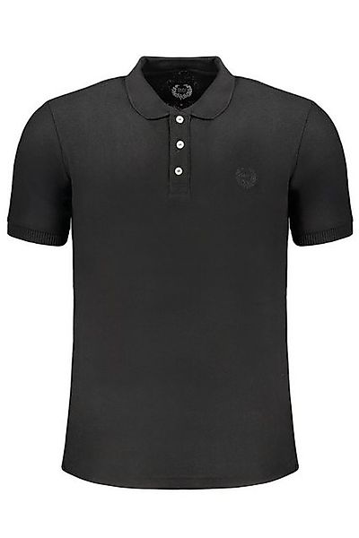 GIAN MARCO VENTURI Poloshirt Elegantes Herren Kurzarm-Poloshirt in Schwarz günstig online kaufen