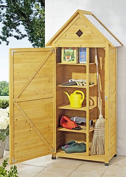 metra-direkt Garten-Geräteschrank Großer Gartenschrank aus imprägniertem günstig online kaufen