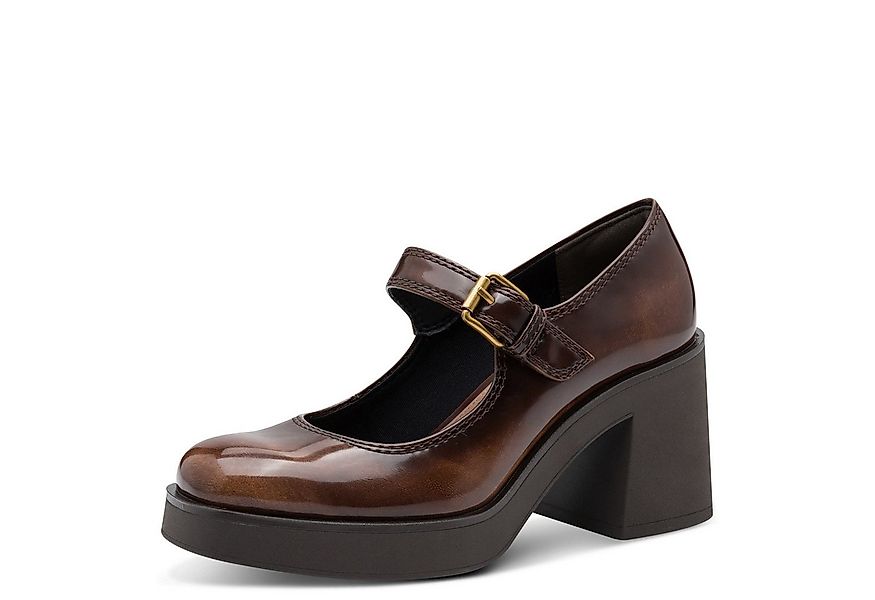 Tamaris Spangenpumps, Blockabsatz, Partyschuh, Pumps in veganer Verarbeitun günstig online kaufen
