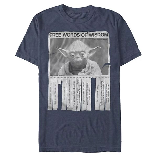 Star Wars - Yoda Words of Wisdom - Männer T-Shirt günstig online kaufen