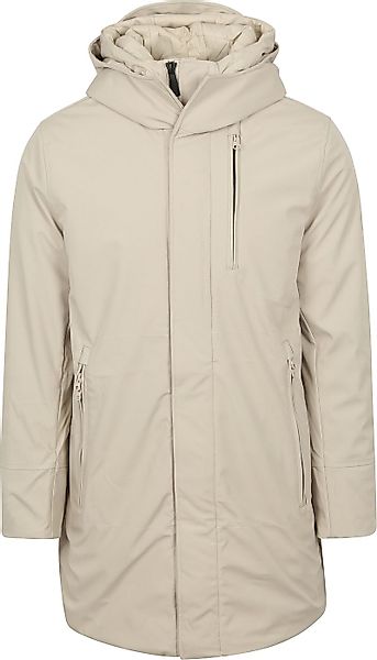 KnowledgeCotton Apparel Climate Shell Jacke Ecru - Größe M günstig online kaufen