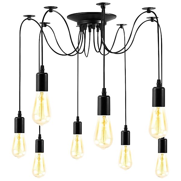 Sunicol LED Pendelleuchte Vintage Industrie Pendelleuchte, günstig online kaufen
