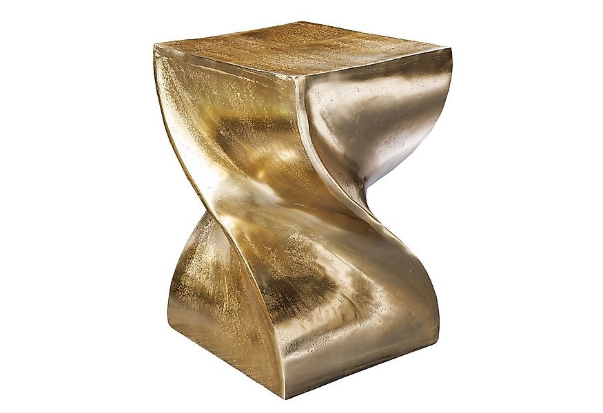 riess-ambiente Beistelltisch TWIST 45cm gold · handmade Nachttisch aus Alum günstig online kaufen