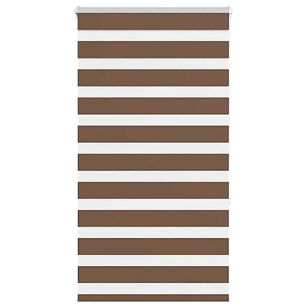 vidaXL Doppelrollo Braun 70x150 cm Stoffbreite 65,9 cm Polyester 4014333 günstig online kaufen