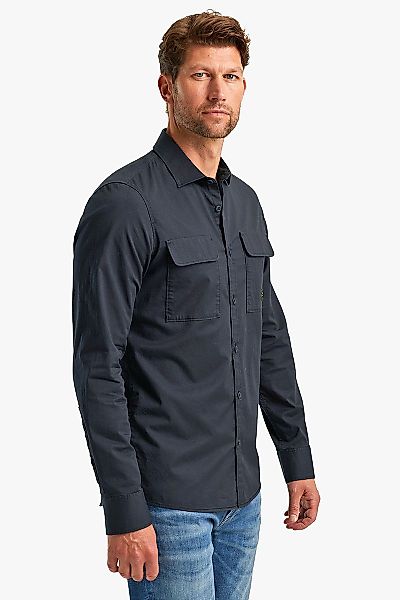 PME LEGEND Langarmhemd – Overshirt aus Baumwolle mit Stretch günstig online kaufen