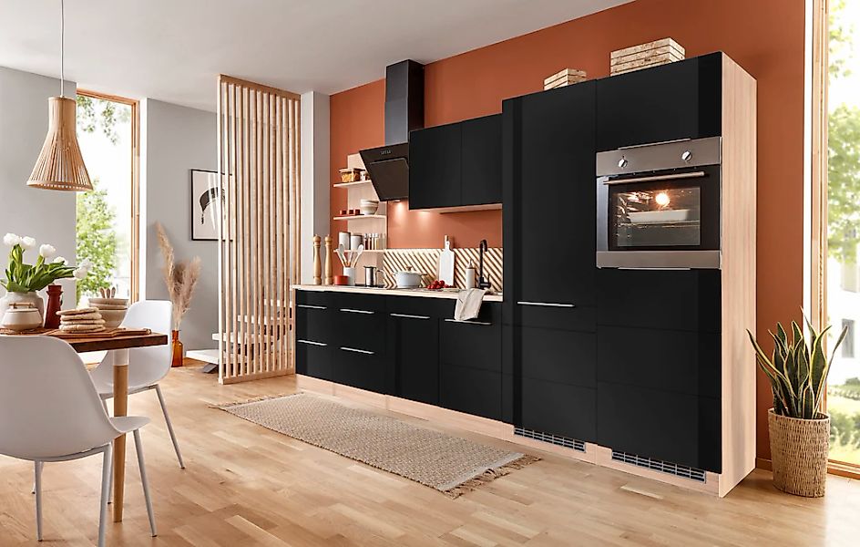 KOCHSTATION Küchenzeile "KS-Brindisi Breite 330 cm" wahlweise mit E-Geräten günstig online kaufen