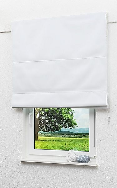 LYSEL® Raffrollo abdunkelnd Weiß, HxB 170x80cm günstig online kaufen