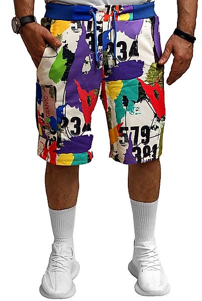 RMK Shorts Herren Short Sweatshorts kurze Hose Sommer Bermuda mit Print Ela günstig online kaufen