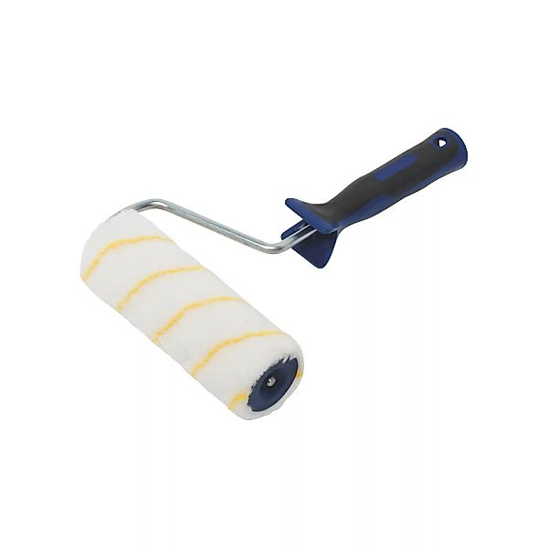 LUX Goldfaden-Roller Kurzflor 2K-Softgriff Schwarz-Blau 18 cm günstig online kaufen