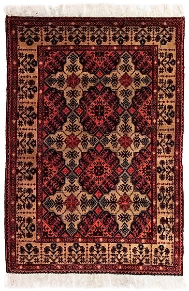 morgenland Wollteppich »Khal Mohammadi Teppich handgeknüpft braun«, rechtec günstig online kaufen