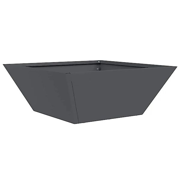 vidaXL Garten-Pflanzgefäß Anthrazit 40 x 40 x 15 cm 873814 günstig online kaufen