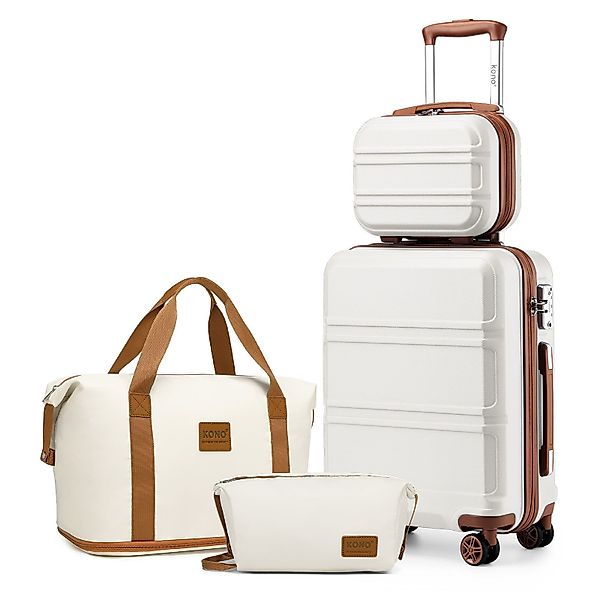 KONO Hartschalen-Trolley mit TSA-Schloss - Reisekoffer günstig online kaufen