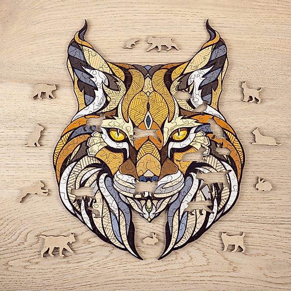 Eco Wood Art Puzzle Eco-Wood-Art Luchs günstig online kaufen