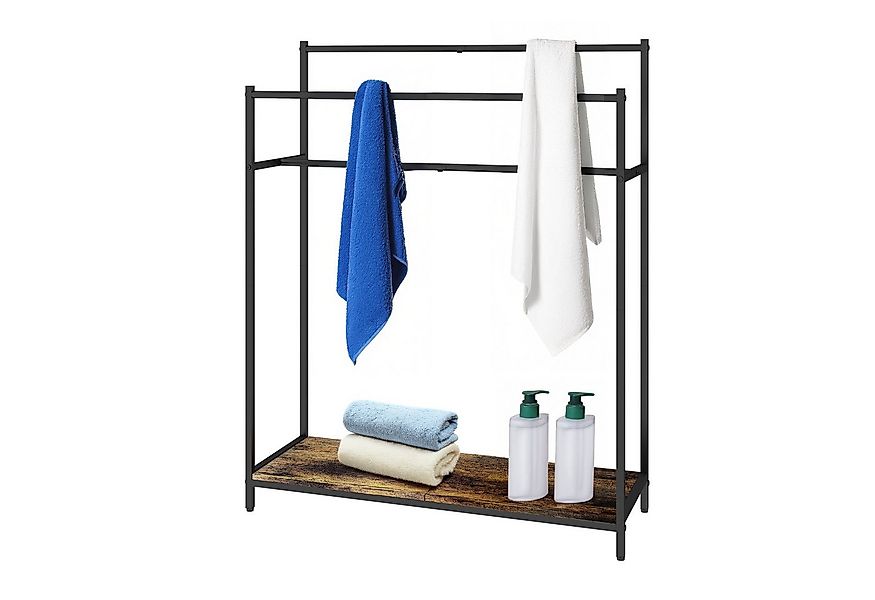 relaxdays Handtuchständer Industrial Handtuchständer mit Ablage günstig online kaufen