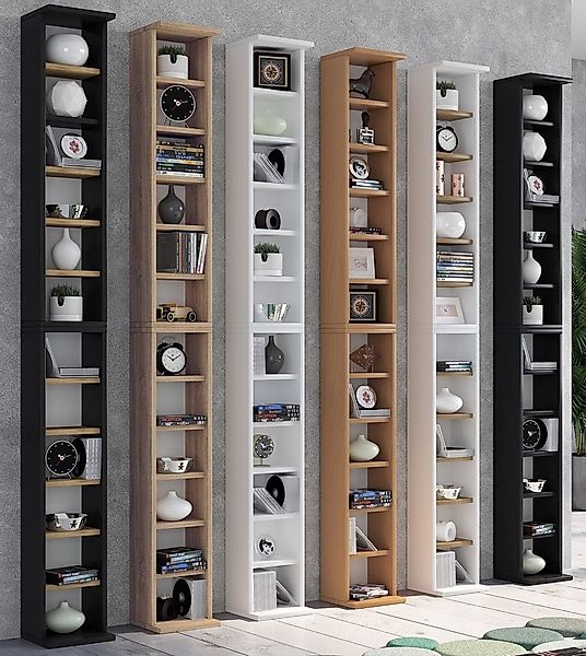 VCM Standregal Holz CD DVD Stand Aufbewahrung Deko Regal Bigol günstig online kaufen