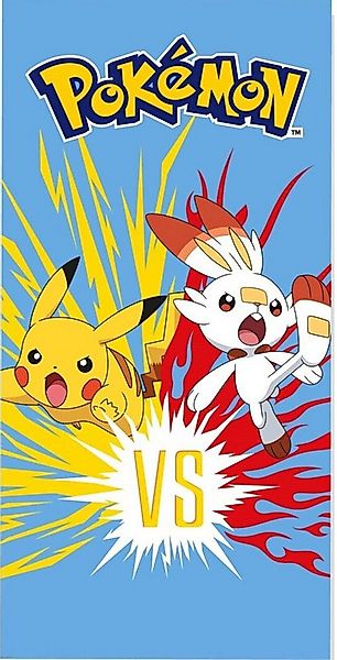 Strandtuch Pokemon - Kampf - Mikrofaser Handtuch - 70x140 cm - Strandtuch B günstig online kaufen