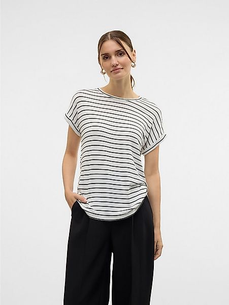 Vero Moda Kurzarmpullover VMBRIANNA SS O-NECK PULLOVER BOO REP mit überschn günstig online kaufen
