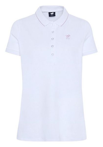 Polo Sylt Poloshirt im Basic-Stil mit Label-Stickerei günstig online kaufen