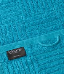 ROSS Duschtuch "CARRE" 100% Baumwolle, Rippenstruktur, große Farbauswahl günstig online kaufen