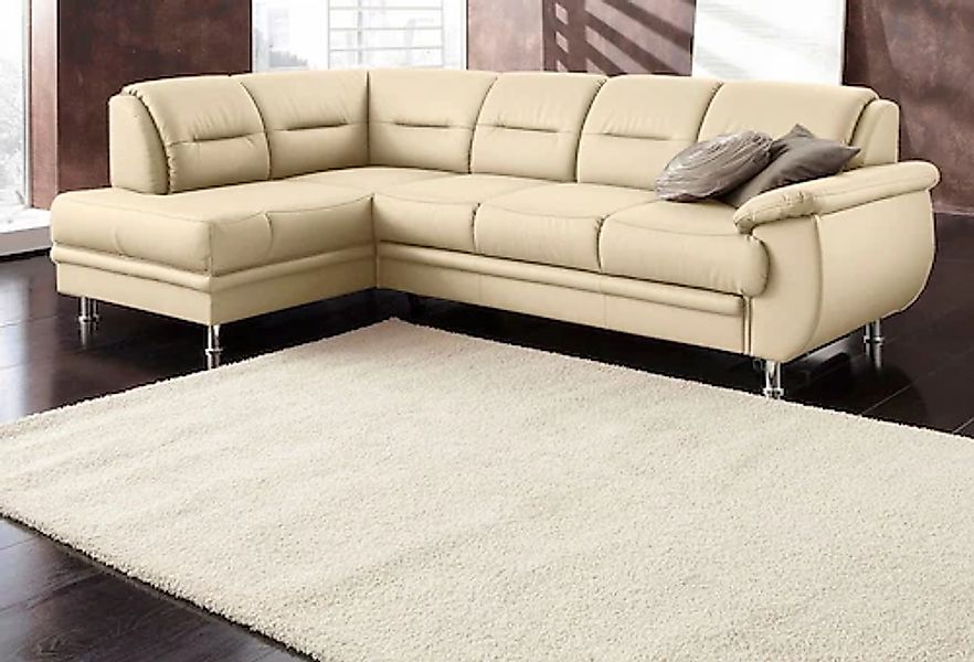 sit&more Ecksofa »Mailand L-Form«, wahlweise mit Bettfunktion günstig online kaufen