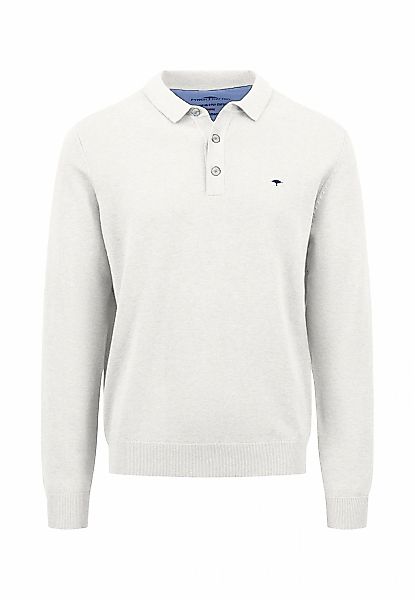 FYNCH-HATTON Strickpullover aus Baumwolle, mit Polokragen und kurzer Knopfl günstig online kaufen