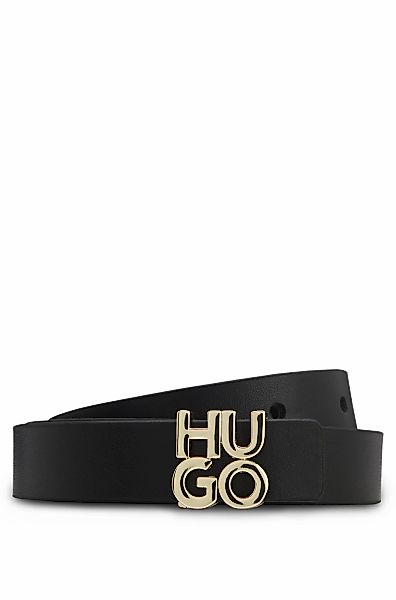 HUGO Ledergürtel "HU-GO Sz20", mit zweireihiger HUGO-Schließe günstig online kaufen