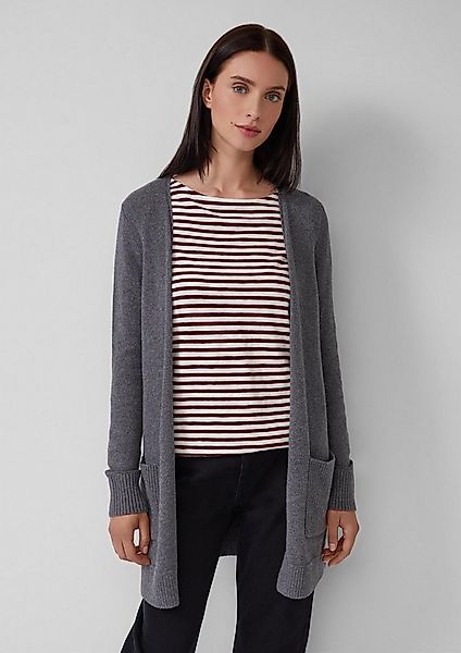 s.Oliver Cardigan Strickjacke Weiche Strickjacke mit aufgesetzten Taschen günstig online kaufen