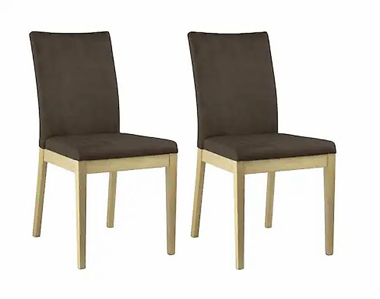 Home affaire 4-Fußstuhl »Dendres« (Set) 2 Stk.Sitz und Ruecken gepolstert günstig online kaufen