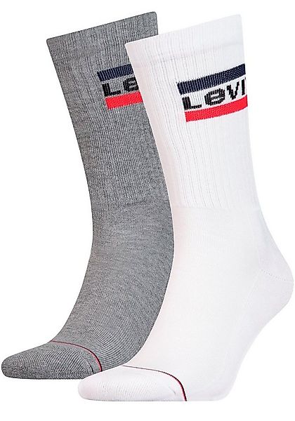 Levi's® Socken LEVIS REGULAR CUT SPRTWR LOGO 2P (Packung, 2-Paar, 2er Pack) günstig online kaufen