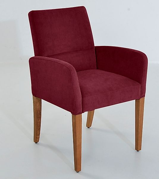 K+W Komfort & Wohnen Armlehnstuhl »GOBY« () 4-Fuß-Armlehnenstuhl mit Füßen günstig online kaufen