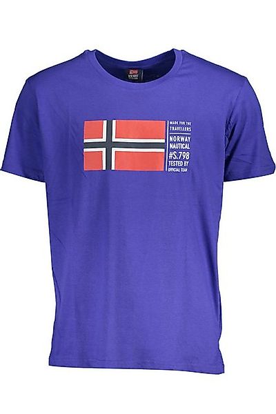 NORWAY 1963 T-Shirt Herren T-Shirt Blau: Kurzarm & Rundhalsausschnitt günstig online kaufen