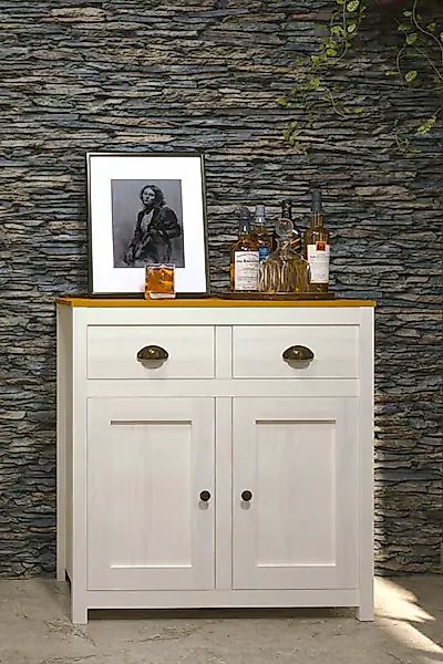 Home affaire Kommode "Sideboard", (1 St.), rustikal lackierte Oberfläche günstig online kaufen
