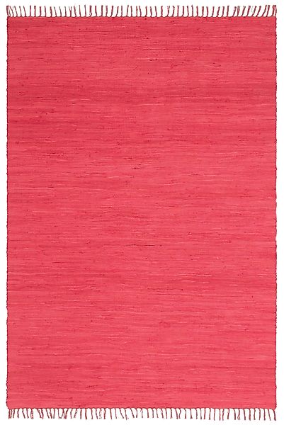 my home Teppich "Ares" rechteckig 5 mm Höhe Uni Farben, handgewebt, mit Fra günstig online kaufen