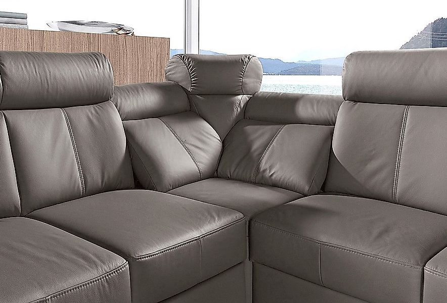 sit&more Ecksofa »Basel L-Form«, wahlweise mit Relaxfunktion günstig online kaufen